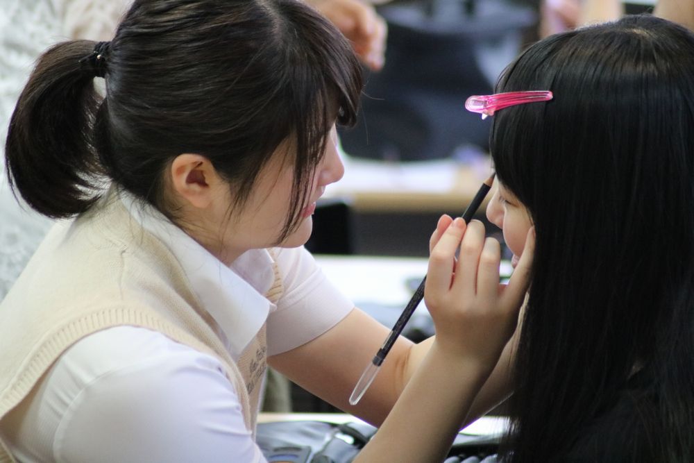 Chanel美容部員さん特別授業 ブログ 札幌サテライトキャンパス 北海道芸術高等学校